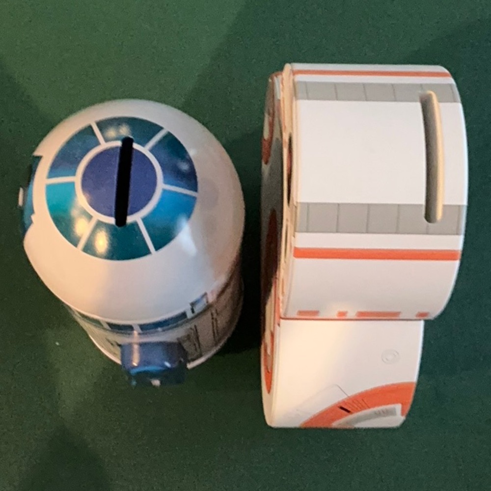 Star Wars R2D2 & BB-8 Banks - Picture 3 of 3